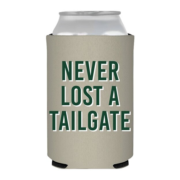 Never Lost A Tailgate Koozie Can Cooler