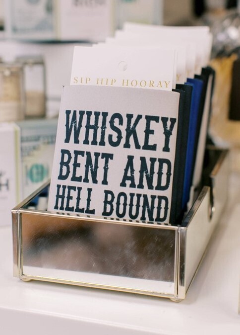 Whiskey Bent And Hell Bound Koozie Can Cooler