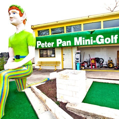 Peter Pan Mini Golf Ceramic Tile Coaster