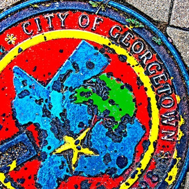 City of Georgetown Ceramic Tile Coaster