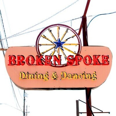 Broken Spoke Ceramic Tile Coaster