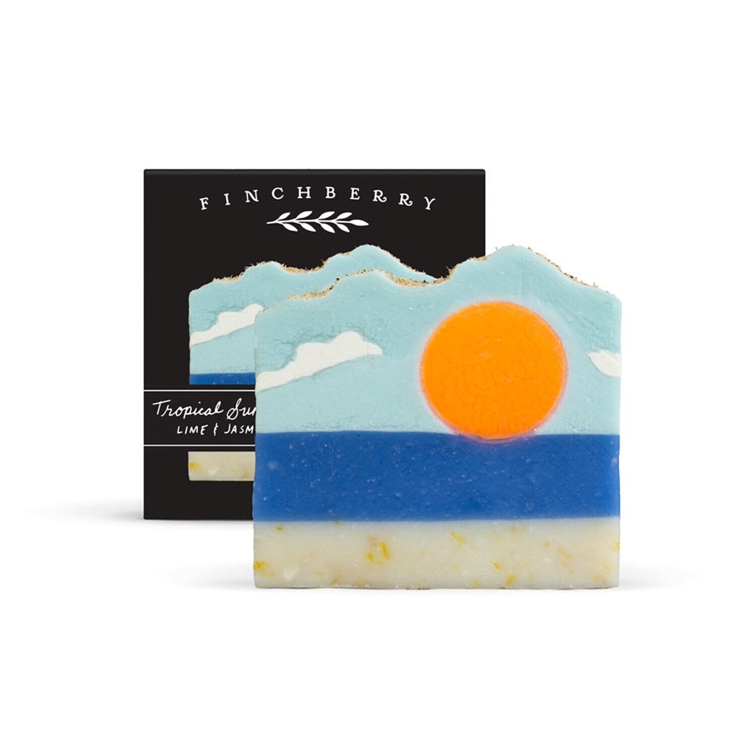 FinchBerry Tropical Sunshine Lime & Coconut Handcrafted Soap