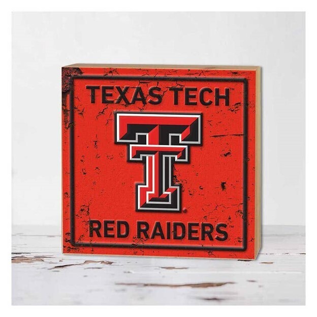 Texas Tech Shelf Sitter 5x5"