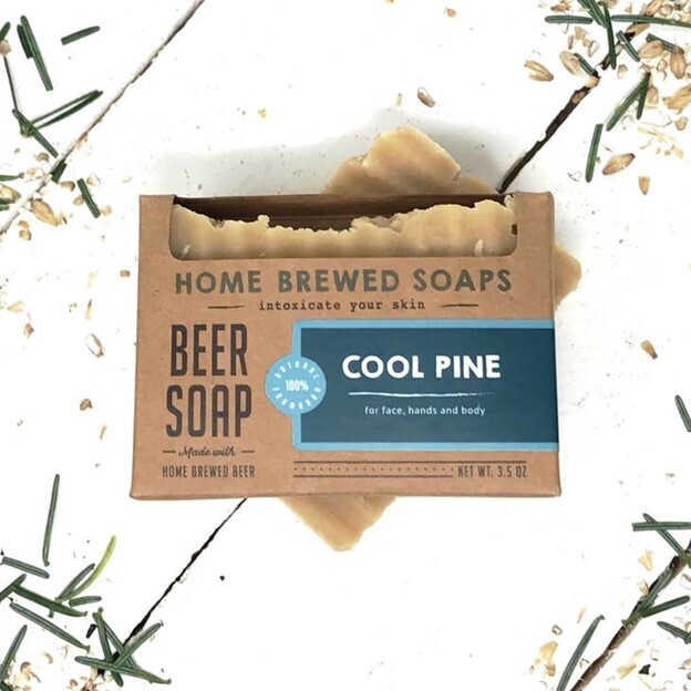 Cool Pine Beer Soap