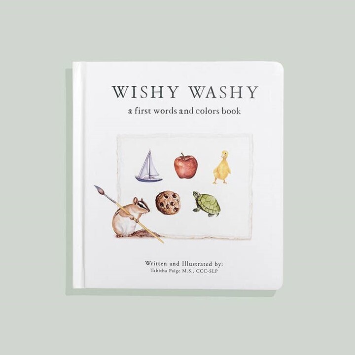 Wishy Washy: A First Words & Colors Board Book