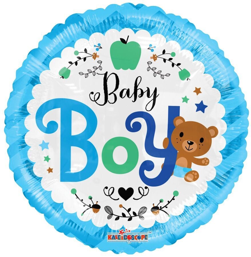 Baby Boy Bear Balloon