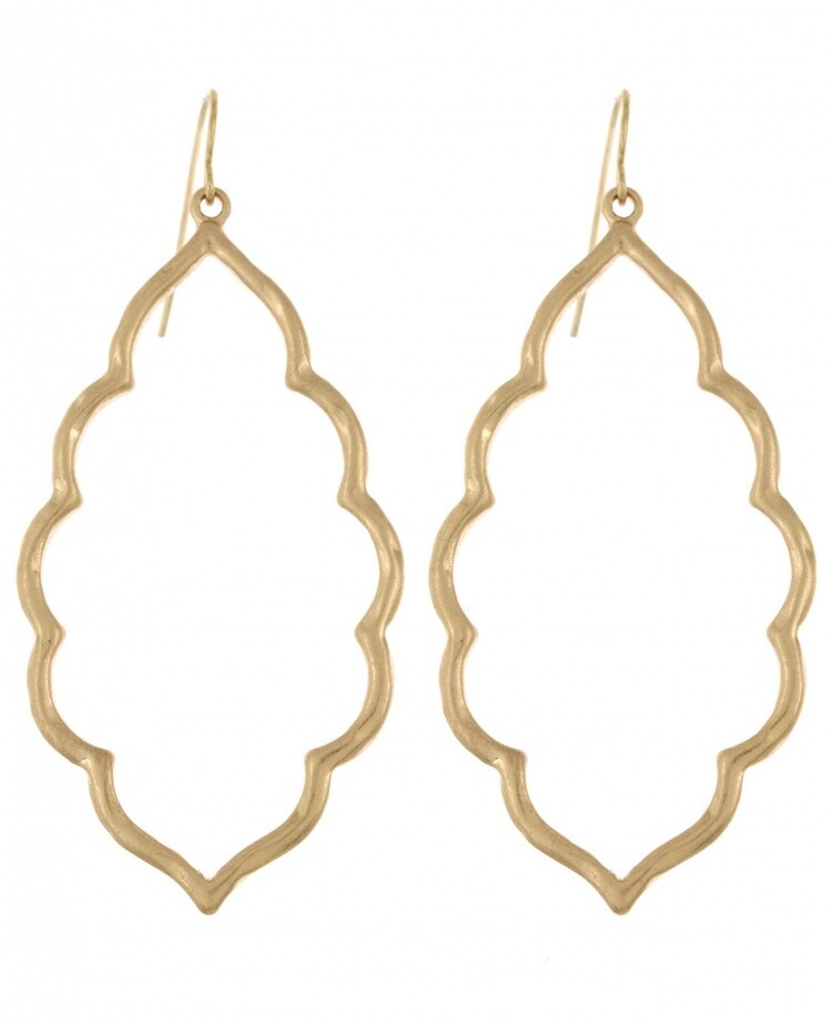 Gold Moroccan Hoop Earrings