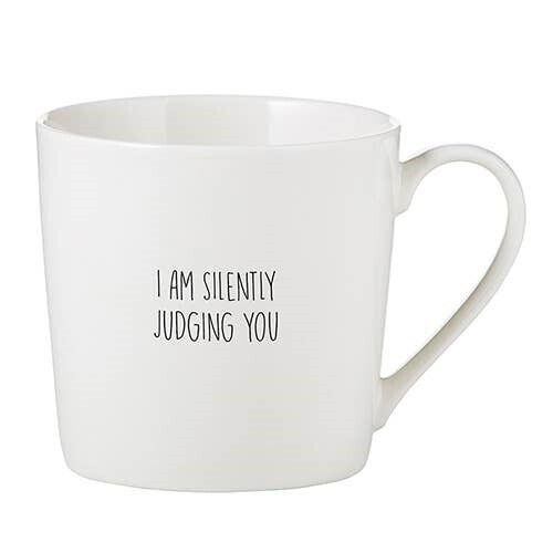 I Am Silently Judging You Cafe Mug