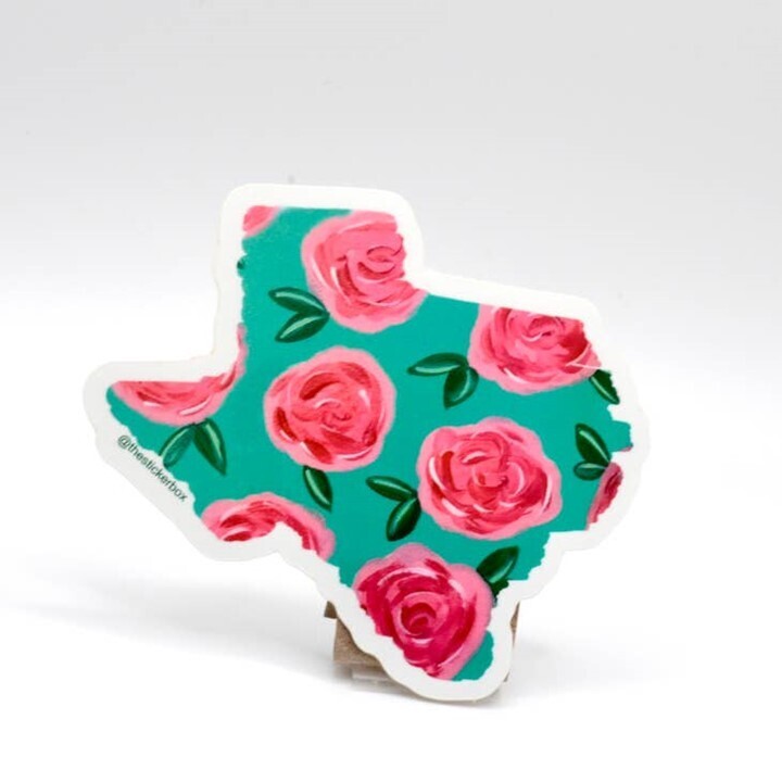 Texas Rose Sticker