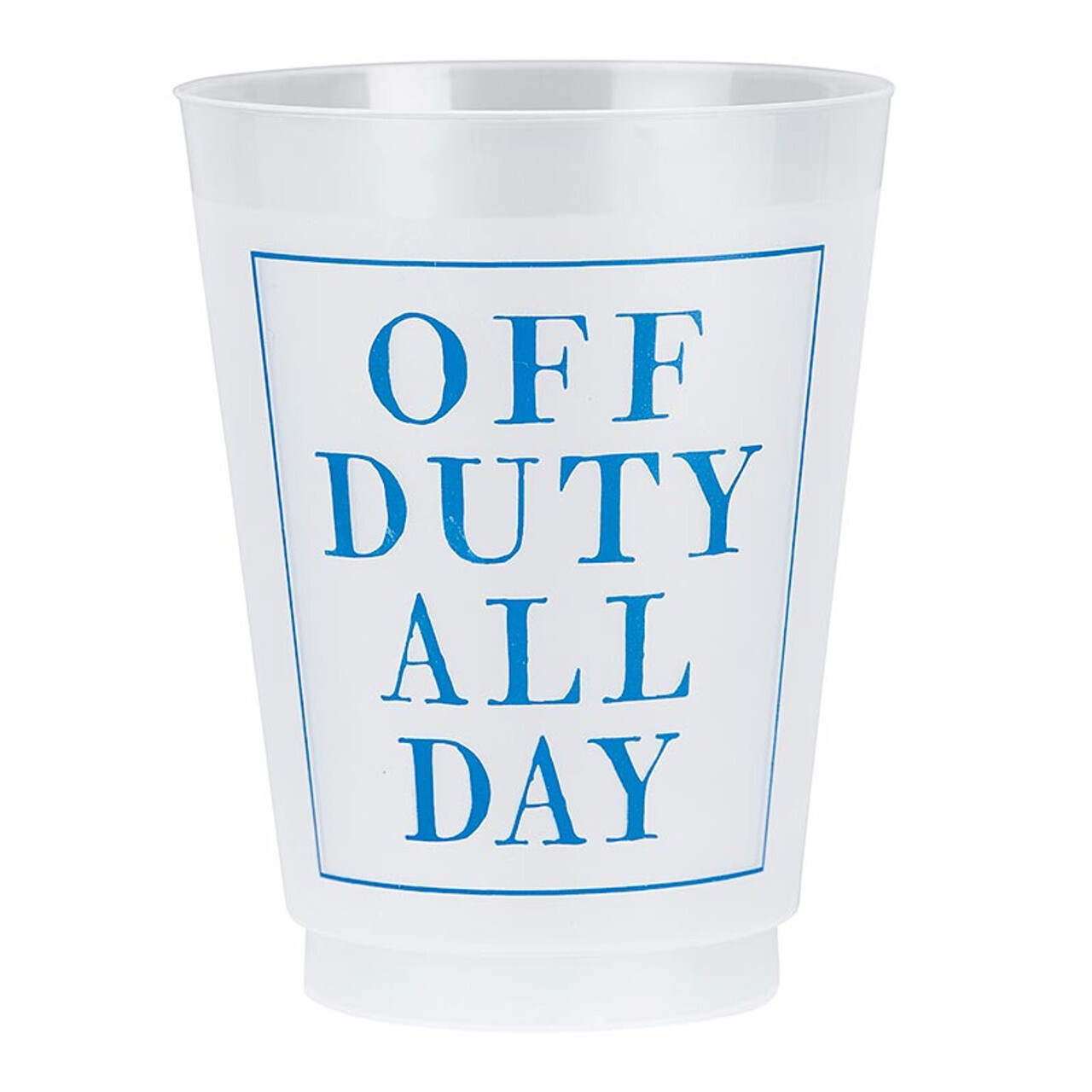 Off Duty All Day 8-pack Frosted Cups