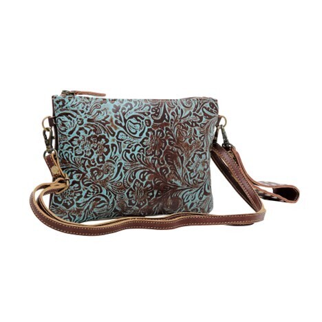 Floral Beryl Leather & Hairon Myra Bag
