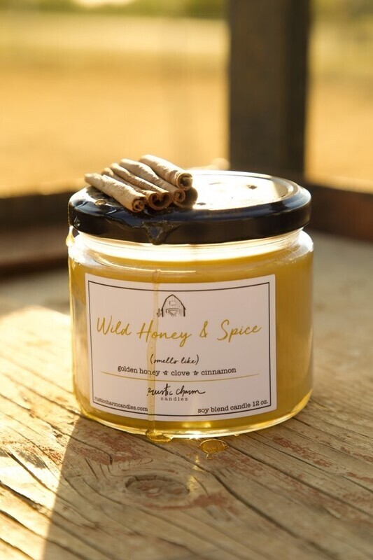 Wild Honey & Spice Candle 12 oz