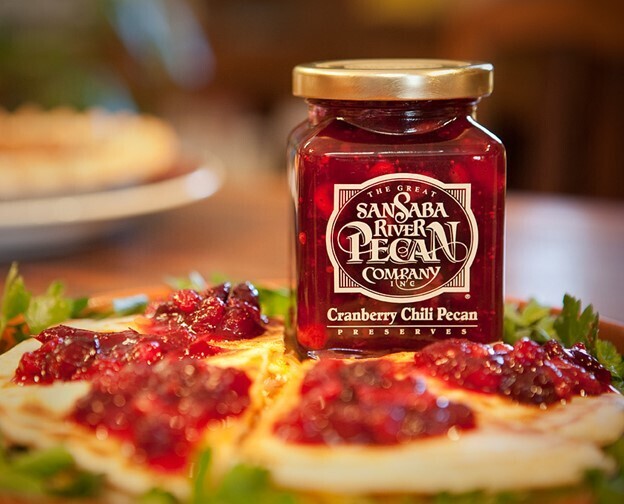 Cranberry Chili Pecan Preserves by The Great San Saba River Pecan Company