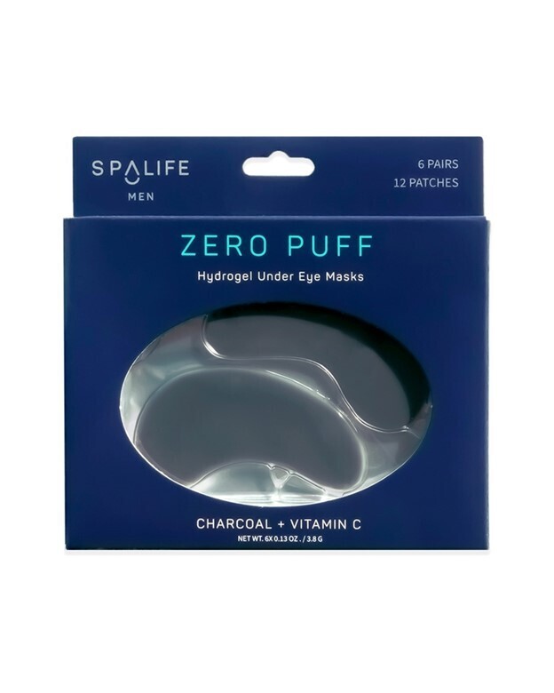 Spa Life Zero Puff Men's Hydrogel Under Eye Patches (6 Pairs)