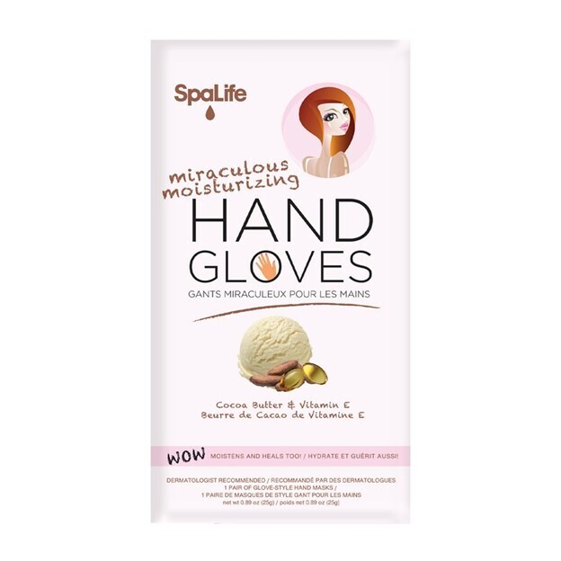 Spa Life Pink Miraculous Moisturizing Hand Gloves