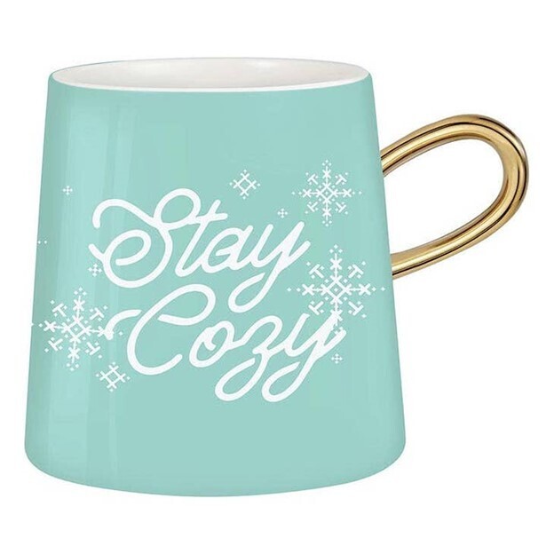 Stay Cozy Tapered Snowflake Mug