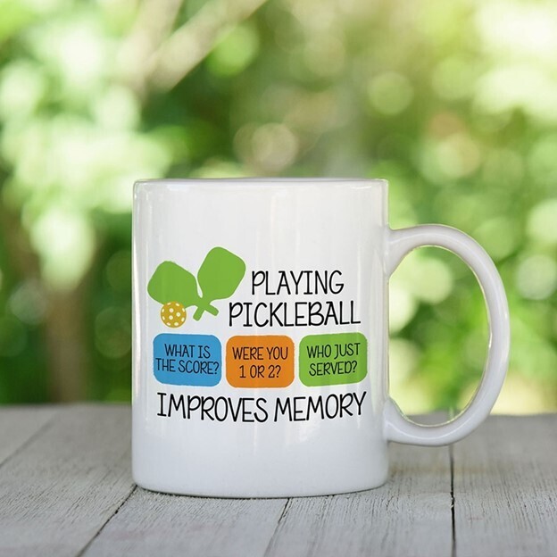 Playing Pickleball Improves Your Memory Mug