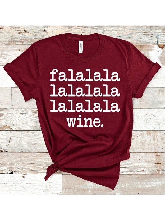Falalalalalala...Wine T-Shirt