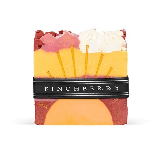 FinchBerry Hello Sunshine Mango & Papaya Handcrafted Soap (Banded)