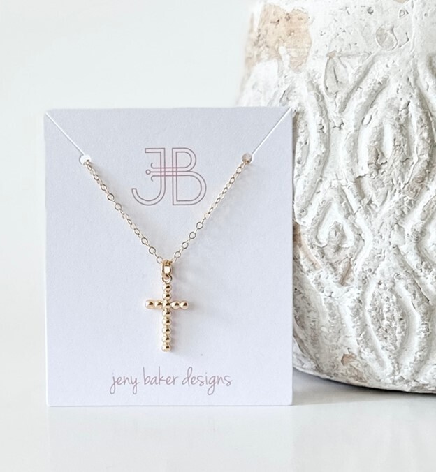 Dotty Cross Necklace by JBD
