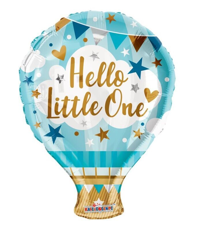 Hello Little One Baby Boy Hot Air Balloon