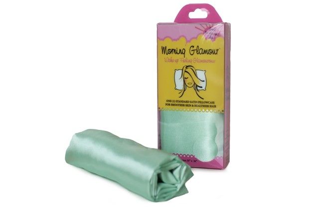 Morning Glamour Satin Pillowcase Merry Mint Standard/Queen