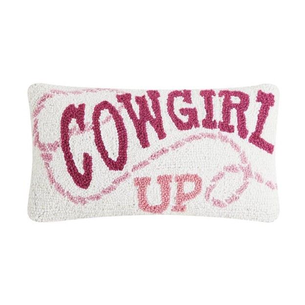 Cowgirl Up Wool Hook Pillow