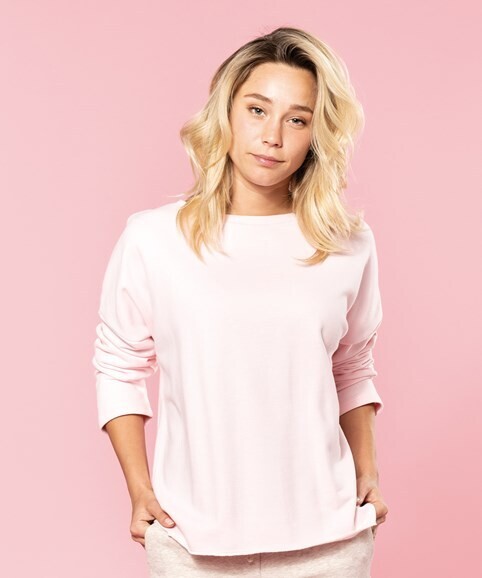 Printed Oversized Sweatshirt (Ladies)