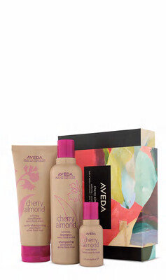 AVEDA CHRISTMAS GIFT SETS CHERRY AND ALMOND SOFTENING HAIR & BODY