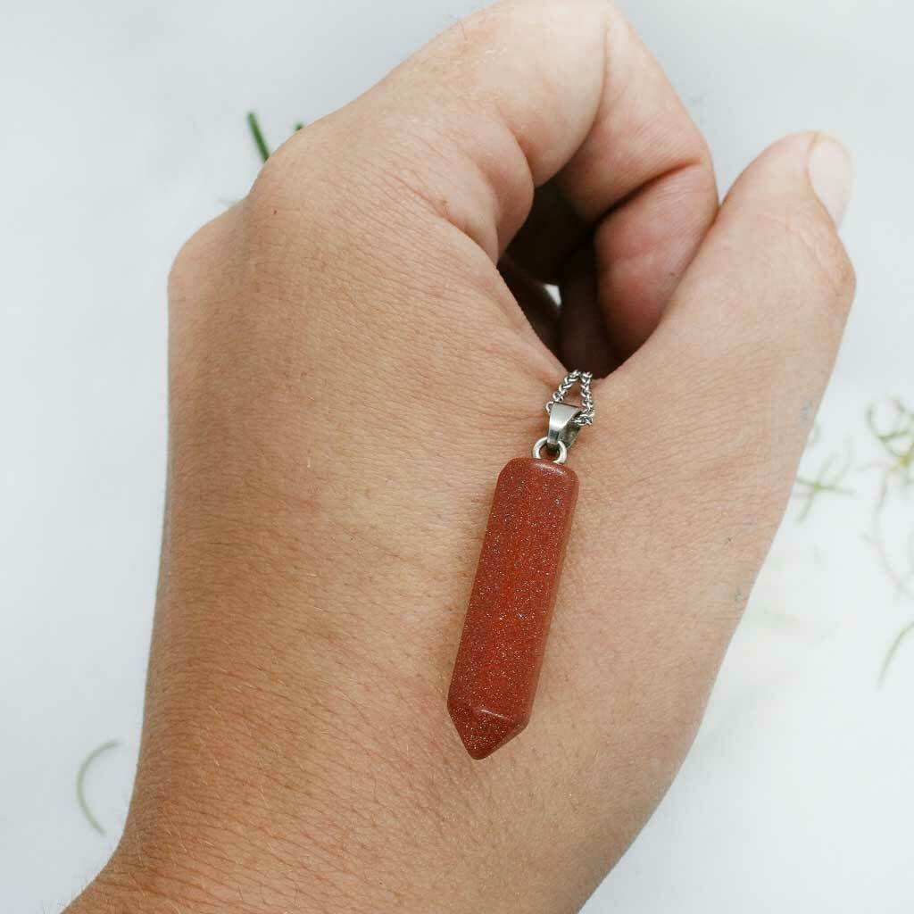 Colgante generador de aventurina marrón