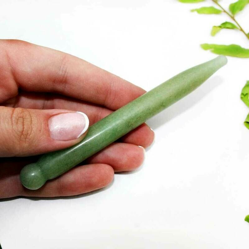 Masajeador lápiz acupresión de jade