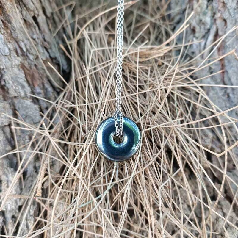 Donut de hematite calidad AA  pequeño