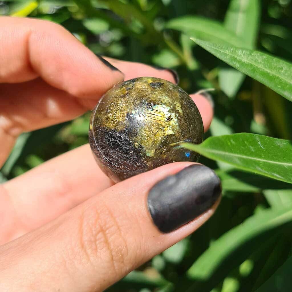 Esfera de labradorita extra