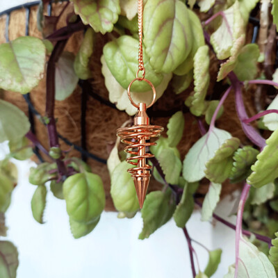 Péndulo espiral cobre
