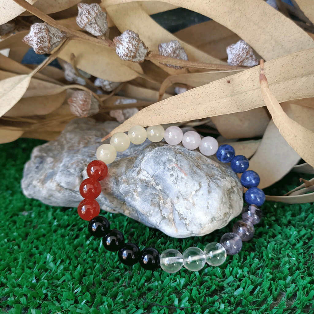 Pulsera gnana chakras 8mm