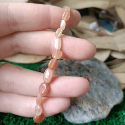 Pulsera oval de piedra sol extra