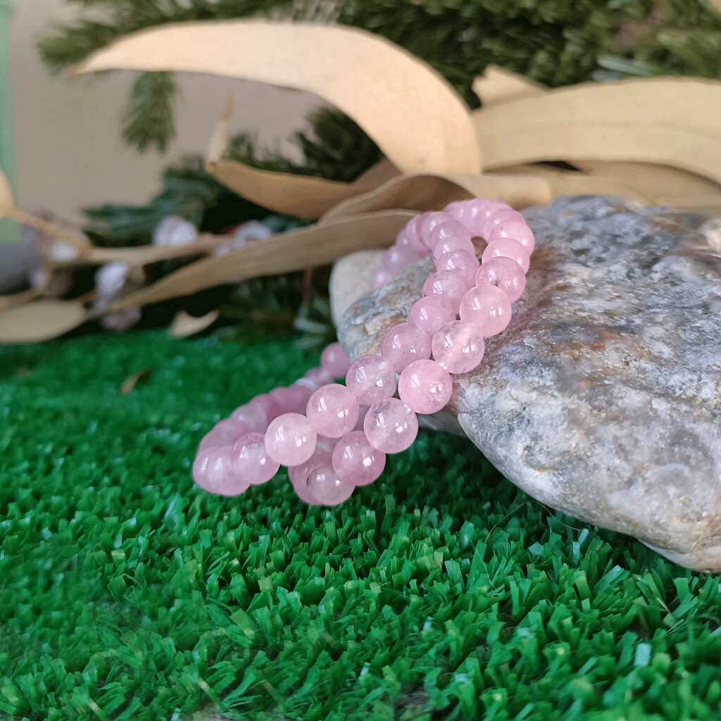 Pulsera de kuncita extra cristalizada 6mm
