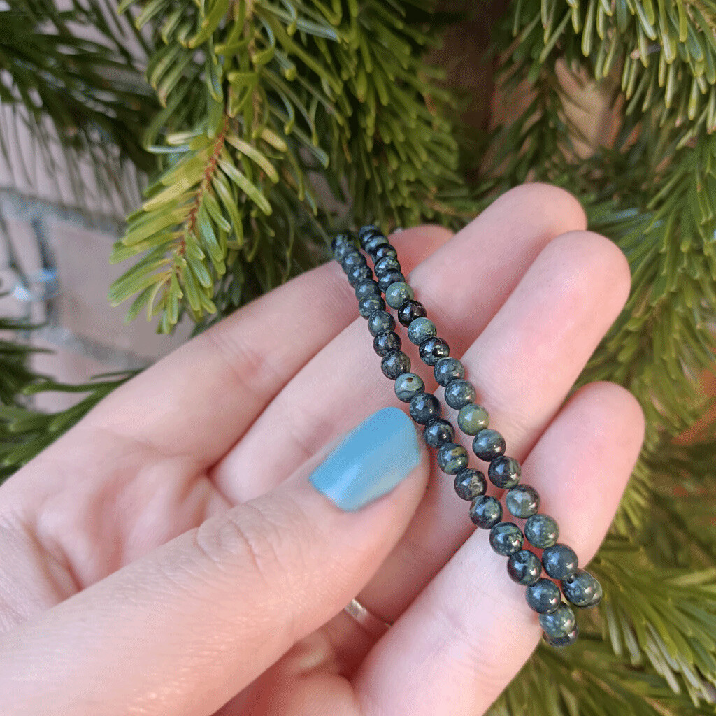 Pulsera de riolita 4mm