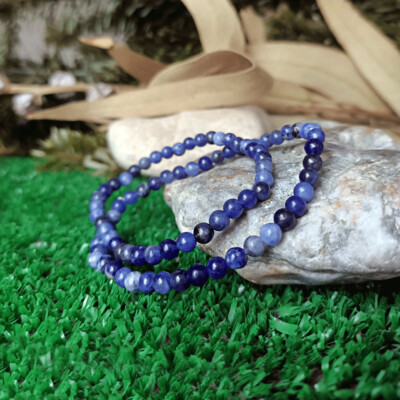 Pulsera de sodalita 4mm
