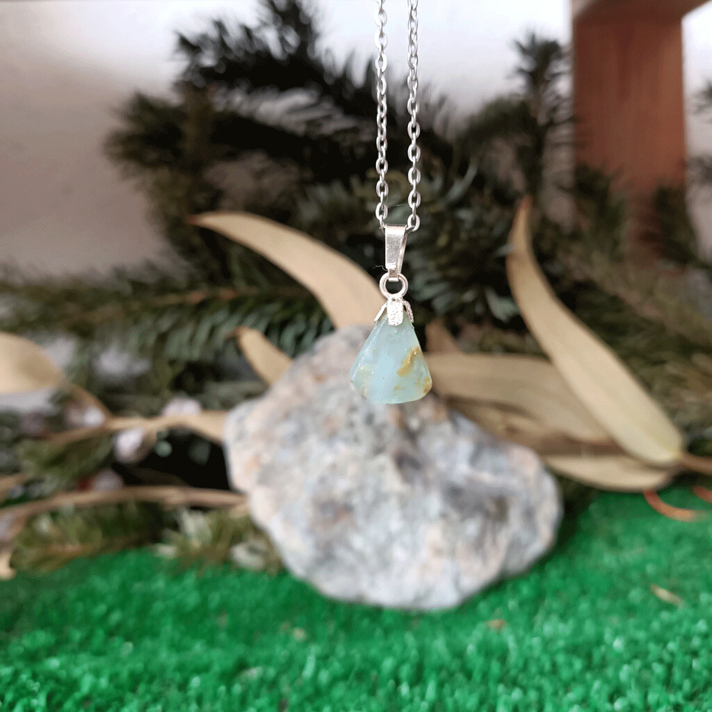 Colgante de ópalo andino en plata de ley 925 Nº5