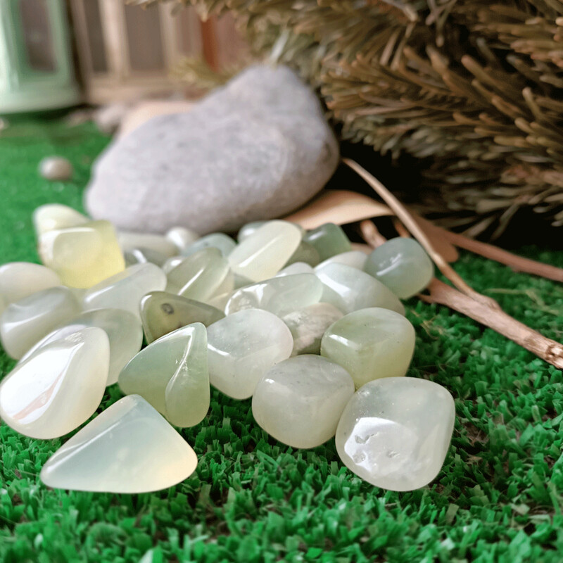 Rodado de jade verde