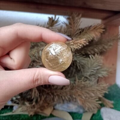 Esfera de calcita miel extra 3cm
