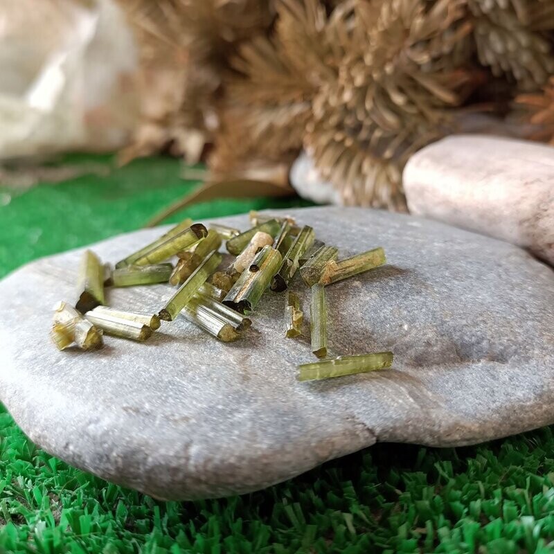 Barra mini de turmalina verde pack 2gr