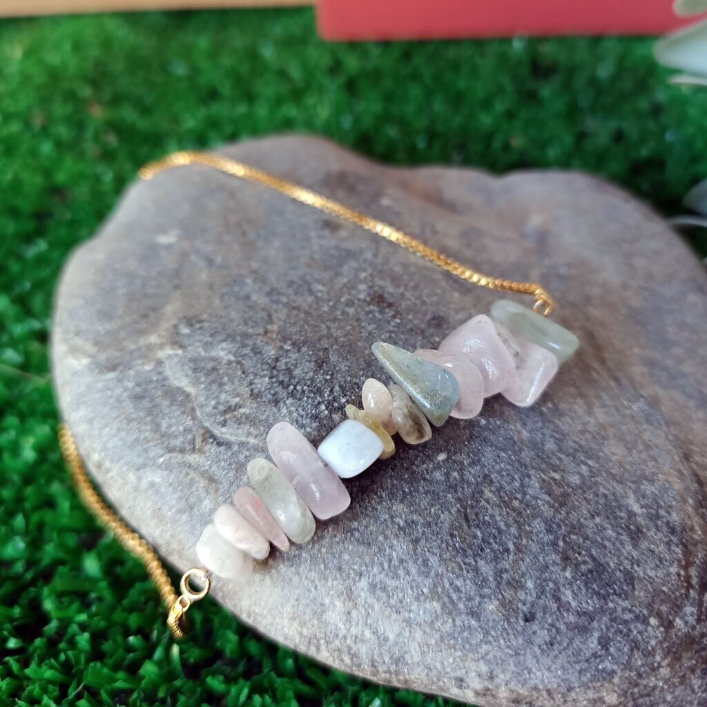 Pulsera Ítaca de Berilos bañada en oro