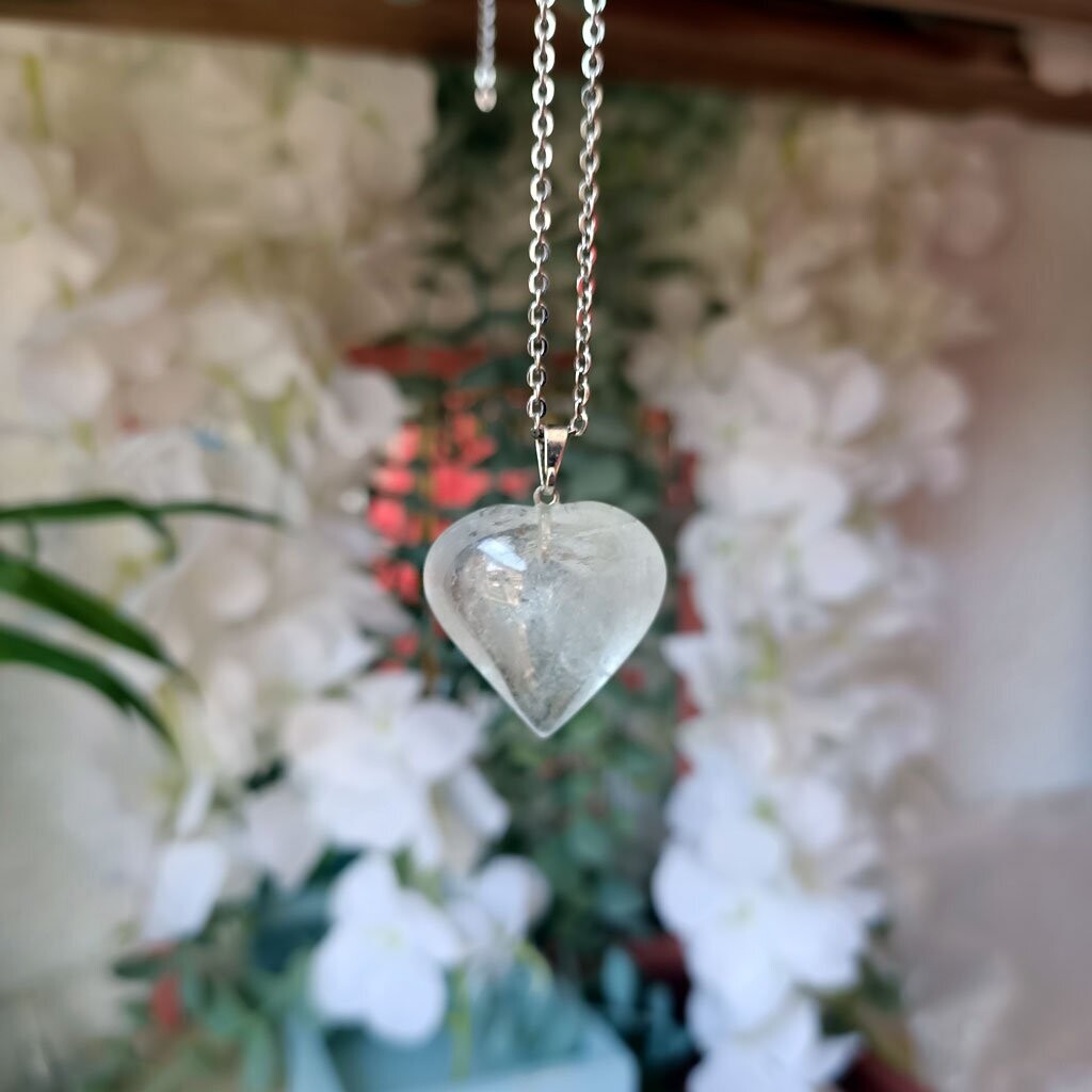 Colgante corazón de topacio azul extra en plata de ley 925