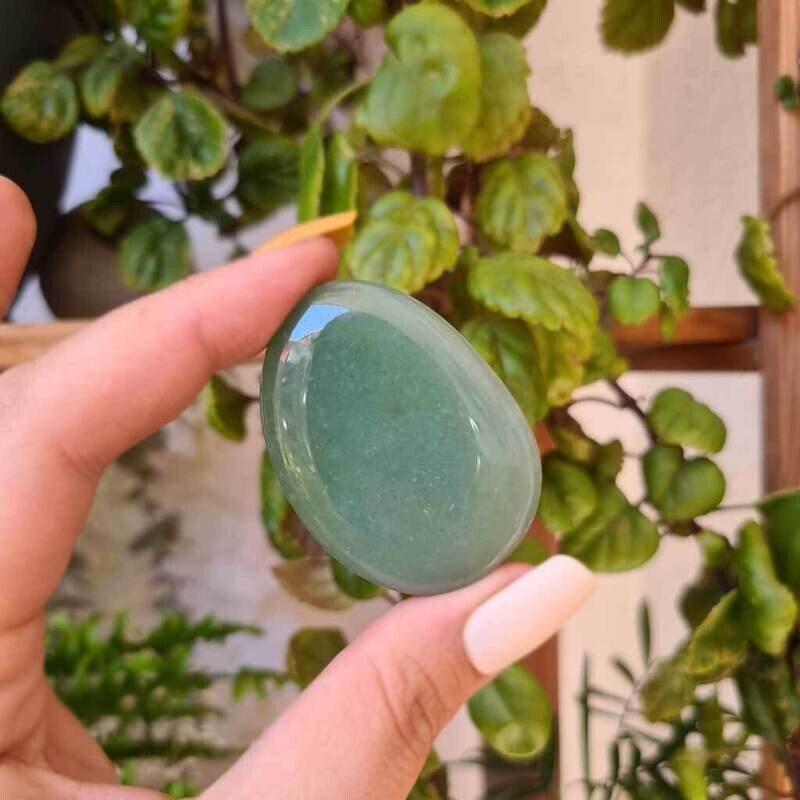 Rodado plano de cuarzo verde extra