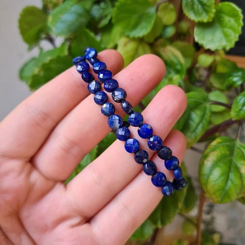 Pulsera botones de lapislázuli extra
