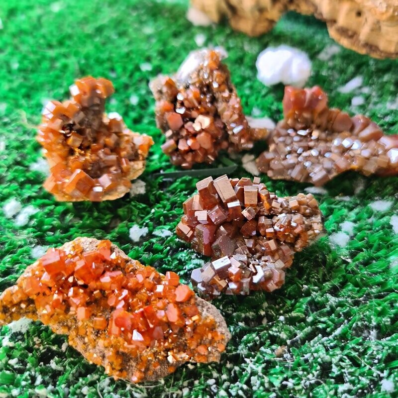 Bruto de vanadinita cristalizada súper extra