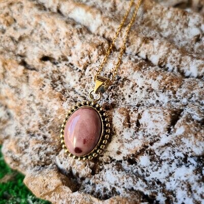 Colgante serendipia de Jaspe Mokaita Colgante serendipia de Jaspe Mokaita