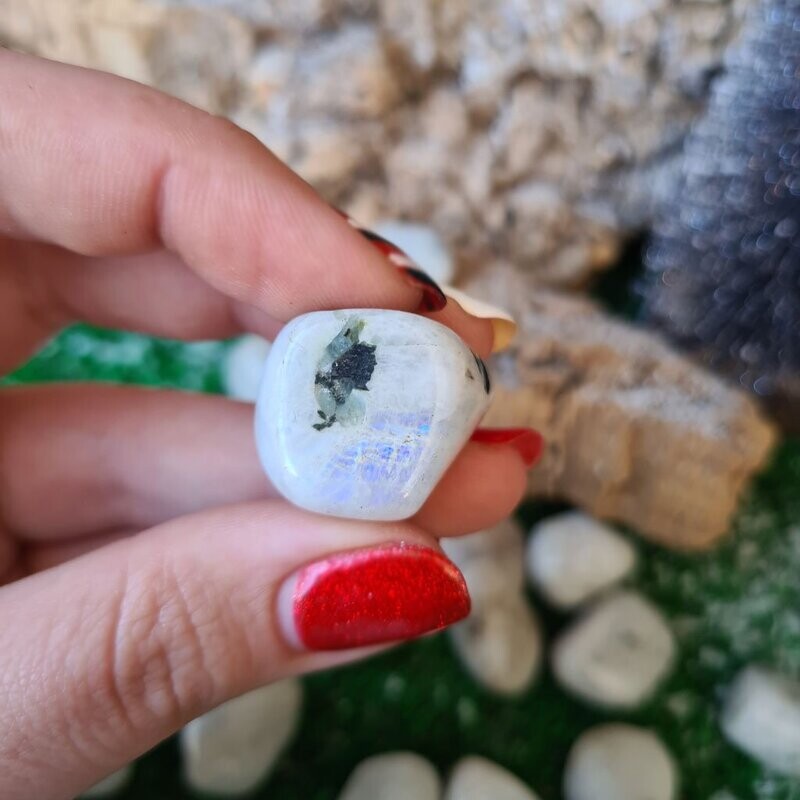 Rodado de piedra luna mediano